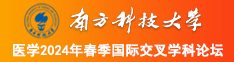 17C草导航南方科技大学医学2024年春季国际交叉学科论坛